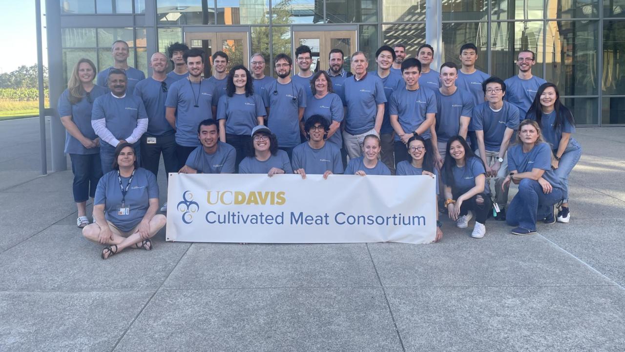 group photo of cultivated meat consortium members